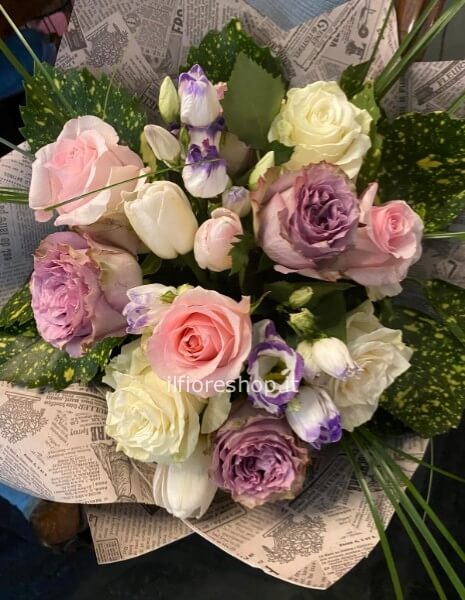 LILAC & WHITE BOUQUET 
